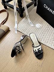 Chanel PVC Black Heel 5cm - 3