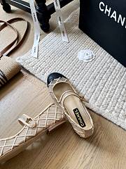 Chanel Coco Beach Mary Janes Beige - 3