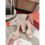 Christian Louboutin Movida Sabina Patent Platform Pink Heel 13cm - 3