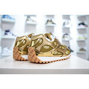 Bottega Veneta Low-Top Gold Orbit Sneakers - 4
