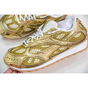 Bottega Veneta Low-Top Gold Orbit Sneakers - 2