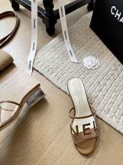 Chanel PVC Brown Heel 5cm - 5