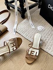 Chanel PVC Brown Heel 5cm - 4