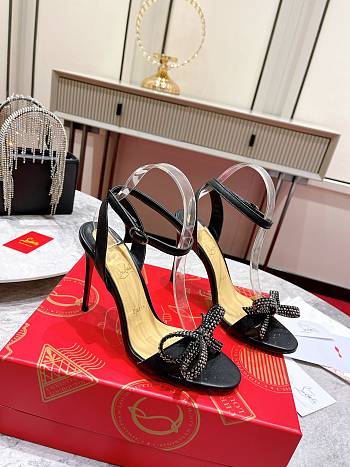 Christian Louboutin Jewel Queen 100 Kid Ribbon Pumps