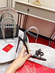 Christian Louboutin Jewel Queen 100 Kid Ribbon Pumps - 5