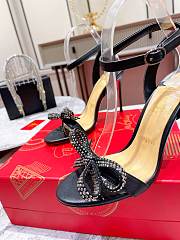 Christian Louboutin Jewel Queen 100 Kid Ribbon Pumps - 4