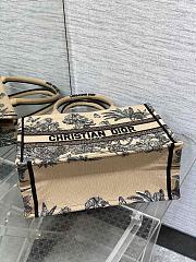 Dior Book Tote Dioriviera Medium Beige Palms 36x27.5x16.5cm - 6