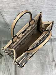 Dior Book Tote Dioriviera Medium Beige Palms 36x27.5x16.5cm - 3