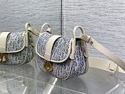 Dior Medium 30 Montaigne Satchel Bag Blue Chambray 24x17x9cm - 2