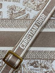 Dior Medium Book Tote Beige Plan de Paris 36.5x28x16.5 cm - 5