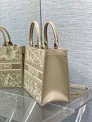 Dior Medium Book Tote Beige Plan de Paris 36.5x28x16.5 cm - 4
