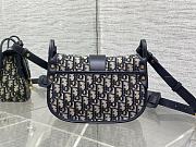 Dior Medium 30 Montaigne Satchel Bag Blue 24x17x9cm - 5