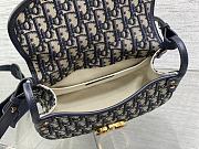 Dior Medium 30 Montaigne Satchel Bag Blue 24x17x9cm - 4