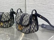 Dior Medium 30 Montaigne Satchel Bag Blue 24x17x9cm - 3