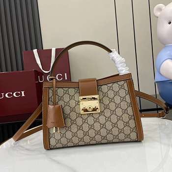 Gucci Padlock Medium Top Handle Bag 25.5x17.5x10cm