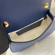 Gucci Blondie Mini Top Handle Bag Blue 21.5x11x8cm - 6