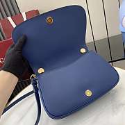 Gucci Blondie Small Top Handle Blue Bag 26.5x16.5x8.5cm - 6