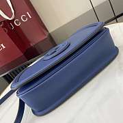 Gucci Blondie Small Top Handle Blue Bag 26.5x16.5x8.5cm - 3