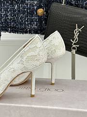 Jimmy Choo White Heel 8cm - 5