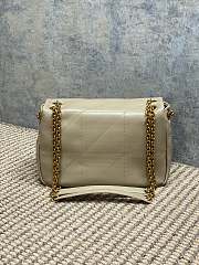 YSL Jamie 4.3 Small In Lambskin Beige 25x16x7cm - 3