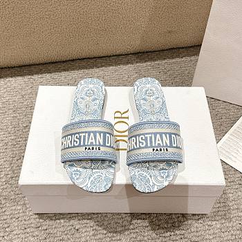 Dior Blue Slides