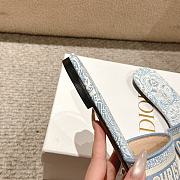 Dior Blue Slides - 4