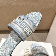 Dior Blue Slides - 3