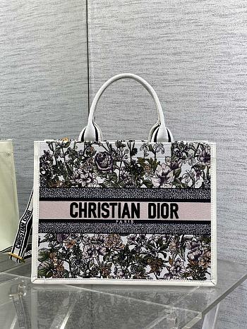 Dior Medium Book Tote Multicolor D-Floral 36.5x18x16.5cm