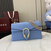 Gucci Dionysus Medium Shoulder Bag Blue 28x16x10.5cm - 1