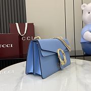 Gucci Dionysus Medium Shoulder Bag Blue 28x16x10.5cm - 5