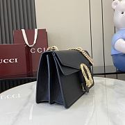 Gucci Dionysus Medium Shoulder Bag Black 28x16x10.5cm - 5