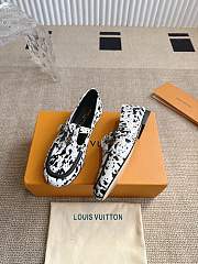Louis Vuitton LV Soho Mary Jane Flat Loafer Black White - 4