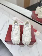 Valentino Freedots Xl Calfskin Sneaker White - 3