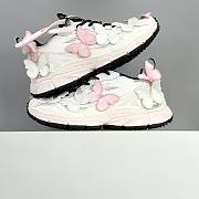 OFF-WHITE Be Right Back Pink White Butterflies Sneaker - 2