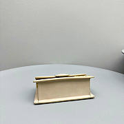 Jacquemus Le Bambino Suede Dark Beige 18x6x7cm - 5