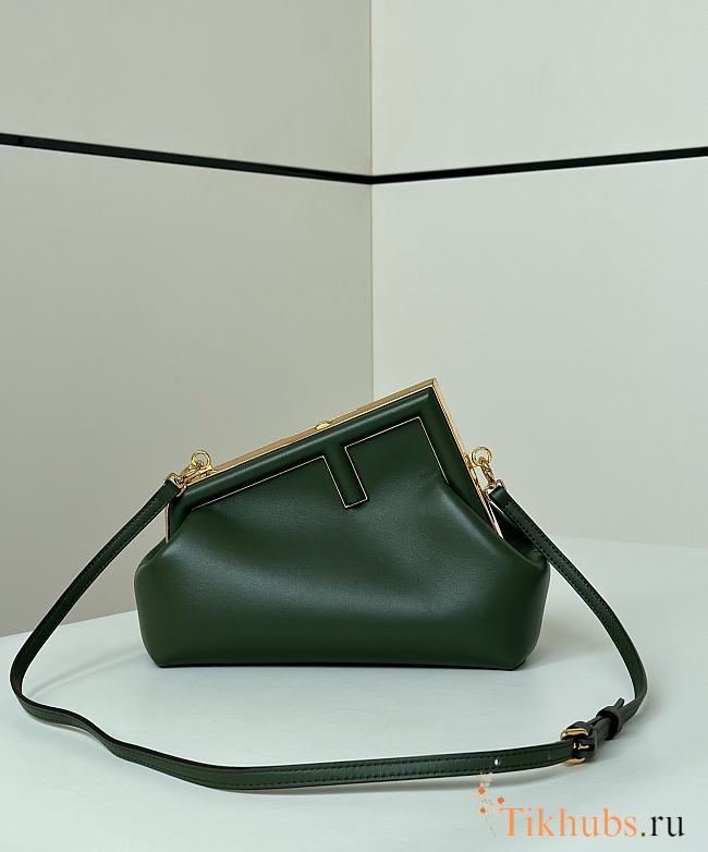 Fendi First Small Bag Dark Green 26x9.5x18cm - 1