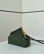 Fendi First Small Bag Dark Green 26x9.5x18cm - 4