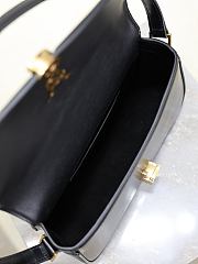 YSL Solferino Medium Box Black Bag Gold 24.5x15x8.5cm - 6