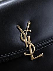 YSL Solferino Large Box Black Bag Gold 29x18x4–9cm - 3