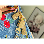 Louis Vuitton LV x TM Keepall 45 Cherry Denim 45x27x20cm - 3