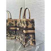 Dior Book Tote Dioriviera Large Beige Palms 42x35x18cm - 6