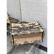 Dior Book Tote Dioriviera Large Beige Palms 42x35x18cm - 5