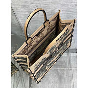Dior Book Tote Dioriviera Large Beige Palms 42x35x18cm - 3