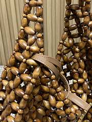 YSL Le 5 à 7 Large Wood Beads 30x35x10cm - 5