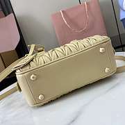 Miu Miu Arcadie Nappa Leather Cream 22x10.5x7.5cm - 5