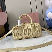 Miu Miu Arcadie Nappa Leather Cream 22x10.5x7.5cm - 4
