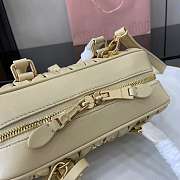Miu Miu Arcadie Nappa Leather Cream 22x10.5x7.5cm - 2