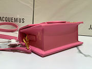 Jacquemus Le Bambino Pink Leather 18x6x7cm - 6