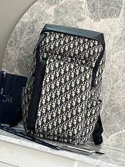 Dior Backpack Rider Blue Oblique 46x32x17.5cm - 1