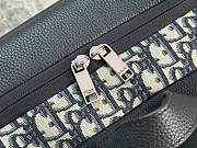 Dior Backpack Rider Blue Oblique 46x32x17.5cm - 6